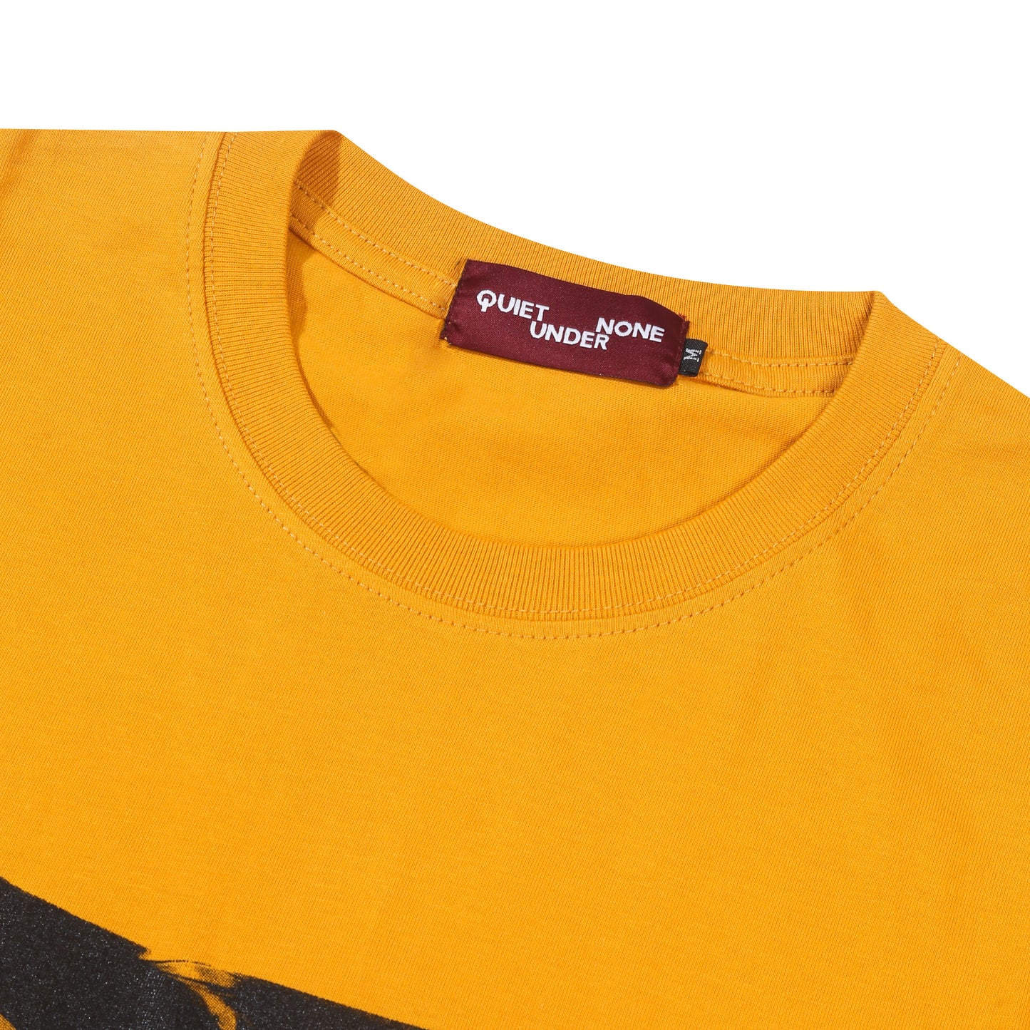 QUIET UNDER NONE X TSUKASA NOSTALGIC TEES YELLOW