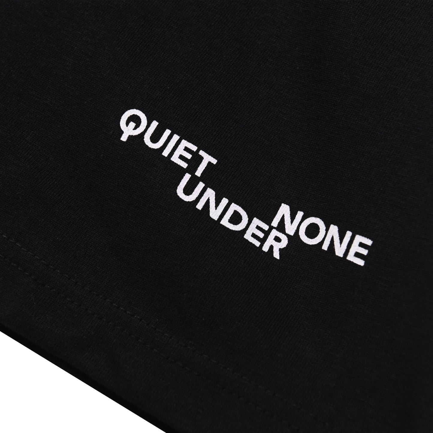 QUIET UNDER NONE X PLAINSONG WALKING CLUB - BLUE BLACK LIST TEE