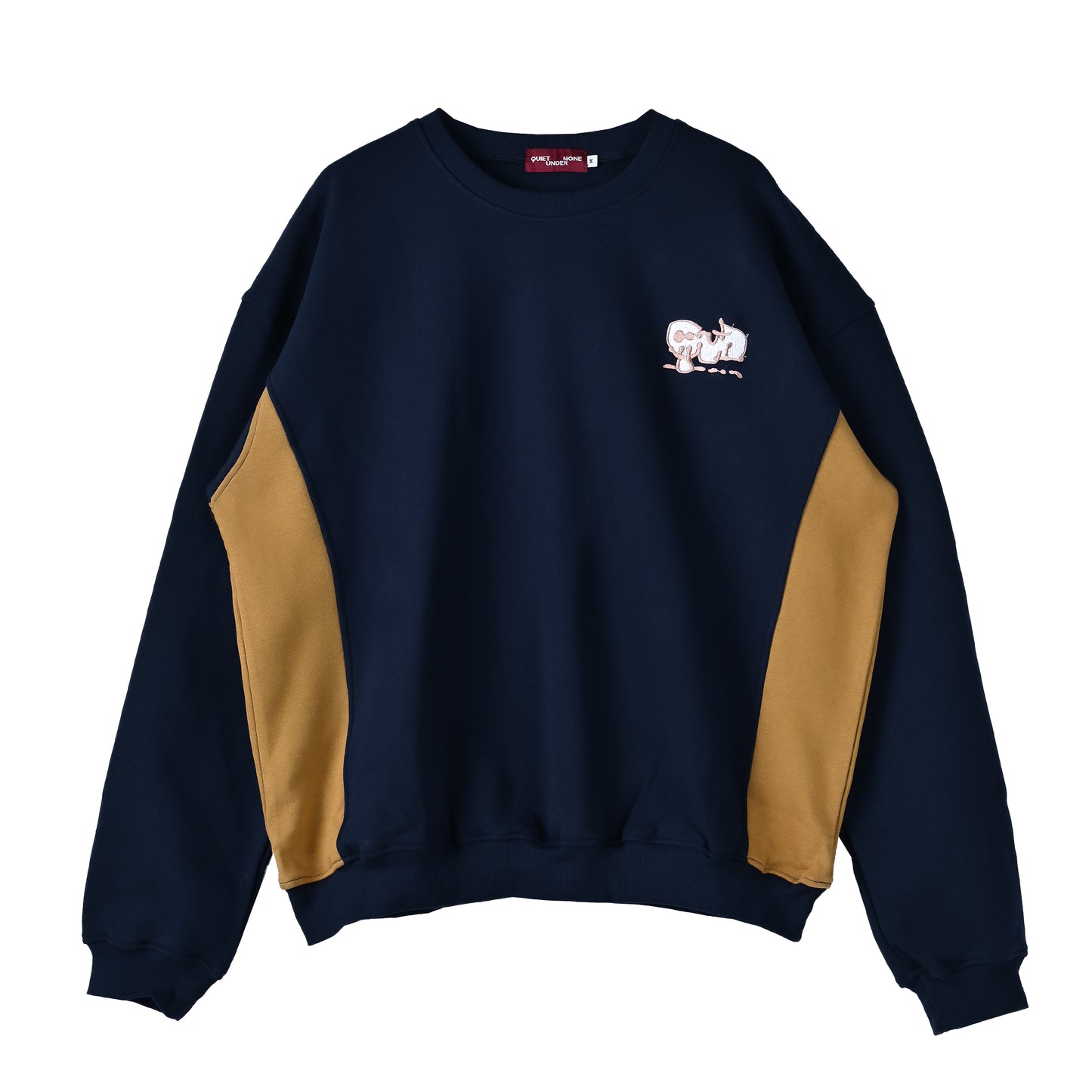 STEWART NAVY KHAKI CREWNECK