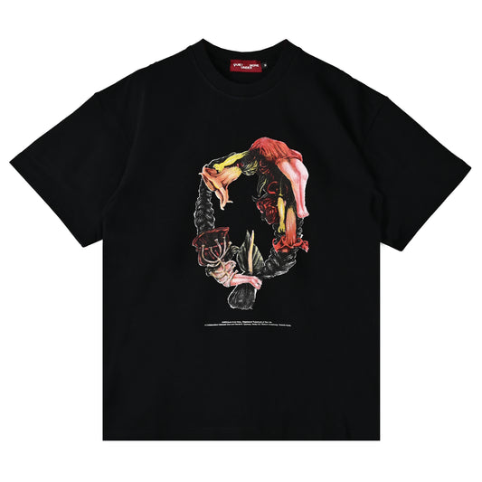 YOSSEFA BLACK TEE