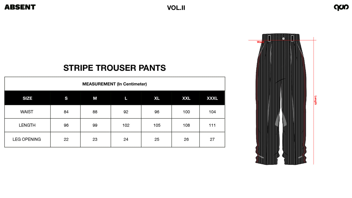 TROUSERS WOOL STRIPE